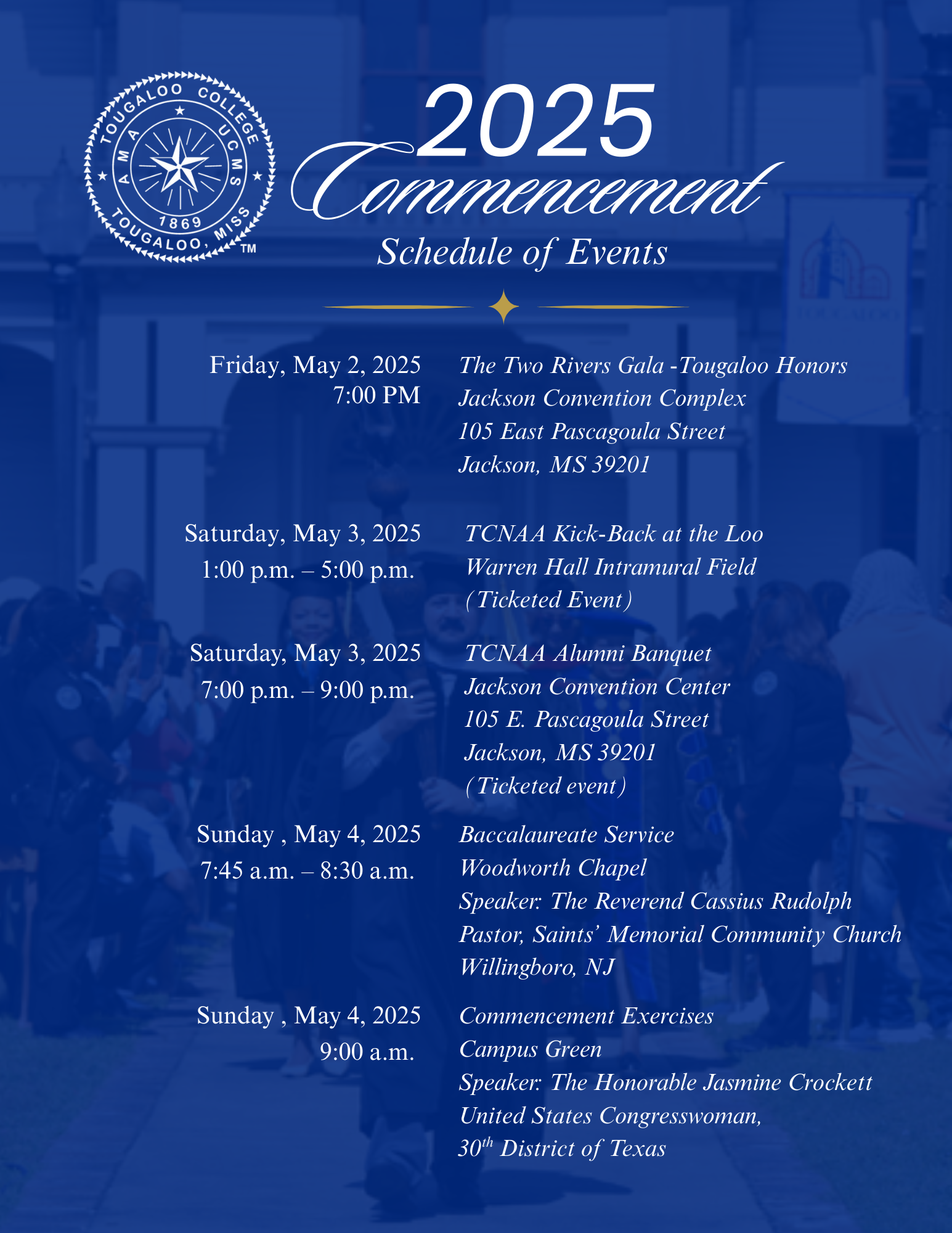 2025 Commencement Tougaloo College 2025-commencement-tougaloo-college